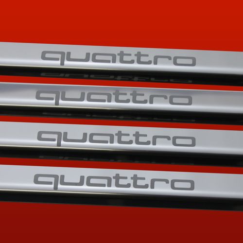 Listwa progowa AUDI A5 B8 QUATTRO Stal nierdzewna 304 połysk 4szt na Arena.pl