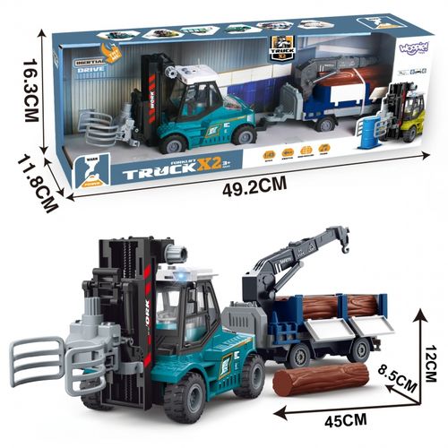 WOOPIE Wózek Widłowy Zaciskowy z Przyczepą Dźwięki Światła na Arena.pl