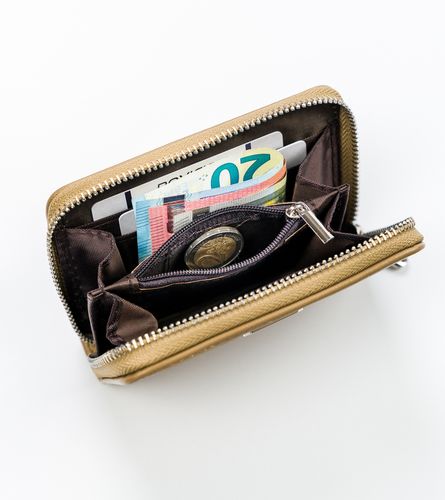 poręczny portfel damski z gładkiej na Arena.pl