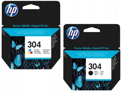 Zestaw HP 304 CZARNY+ KOLOR N9K06AE+N9K05AE na Arena.pl