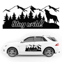 NAKLEJKA NA SAMOCHÓD napis las KAMPER przyczepę kempingową auto 100 cm