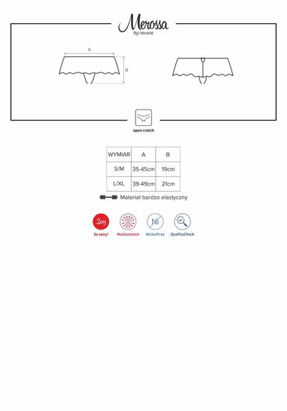 Merossa Figi Otwarte L/Xl zdjęcie 10