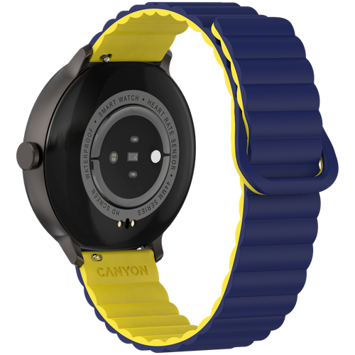 CANYON Smartwatch Jacky SW-69 Niebiesko - Żółty na Arena.pl