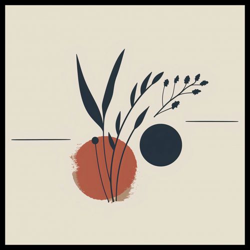 Plakat 70x70cm Botaniczna Barwa na Arena.pl