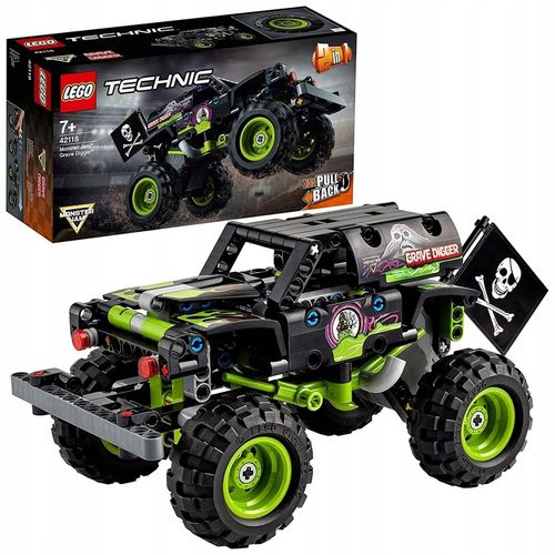 LEGO TECHNICS 42118 MONSTER JAM GRAVE DIGGER TRUCK na Arena.pl