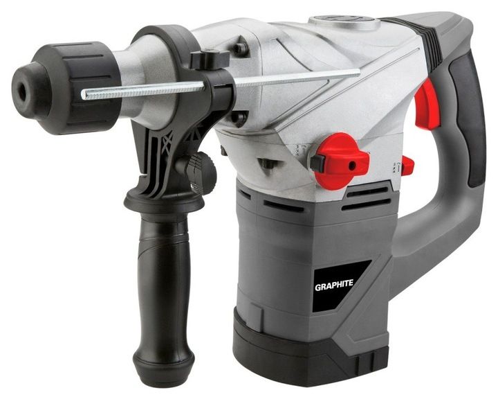 WIERTARKA MŁOTOWIERTARKA MŁOT UDAROWY MOCNA SDS+ WIERTŁA SZPICAK WALIZKA zdjęcie 2