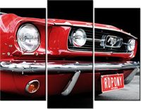 90CM 70 ZEGAR 3 ELEM RED MUSTANG Y SCIENNY DRUK