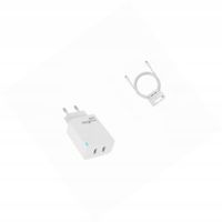 Ładowarka sieciowa GaN 45W dwa USB-C z kabelem do Redmi Note 15 Pro Plus 5G