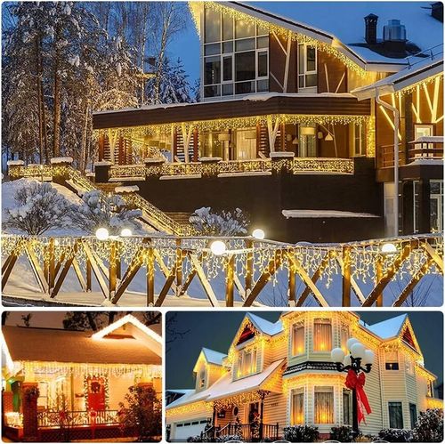 SOPLE LED 500 LAMPKI CIEPŁE WISZĄCE 24M ZEWNĘTRZNE WEWNĘTRZNE EFEKT FLASH na Arena.pl