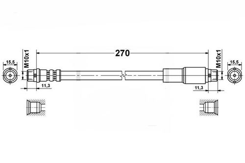 Audi A6 C4 Quattro - Zestaw Przewodów Hamulcowych Teflonowych W Oplocie na Arena.pl