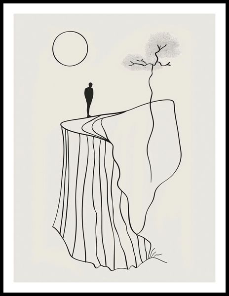 Plakat 60x80cm Samotność i Wzniosłość zdjęcie 3