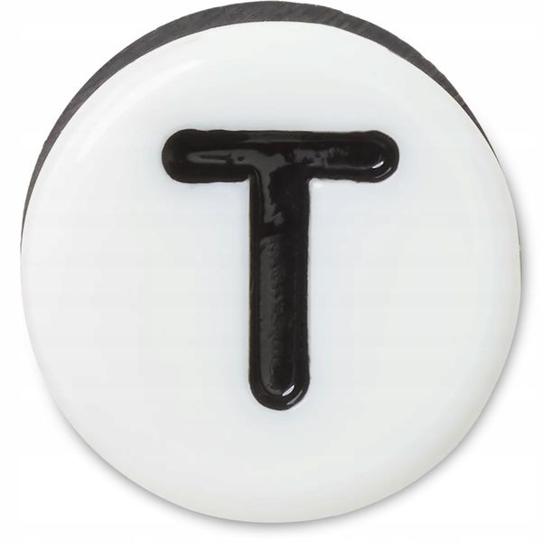 Przypinka Ozdoba Crocs Charms Jibbitz Pin Do Butów Litera T zdjęcie 1