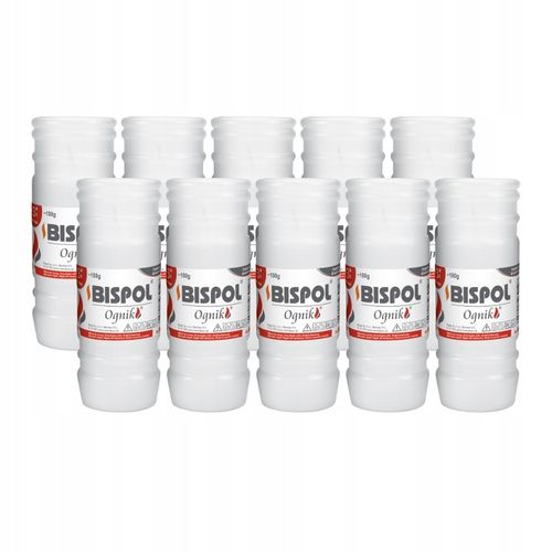 BISPOL WKŁAD PARAFINOWY 14,5 CM DO ZNICZY 72H 24 SZT. na Arena.pl