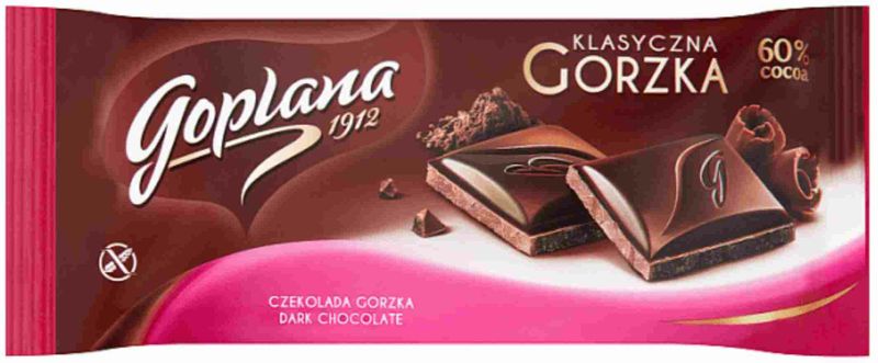GOPLANA Czekolada 90g Gorzka zdjęcie 1