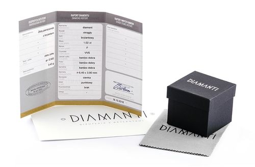 ZŁOTY WISIOREK z KOLEKCJI RAINBOW od DIAMANTI z 20 BRYLANTAMI i RUBINEM na Arena.pl