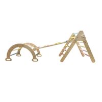 domowy plac zabaw Lama 3w1 - pastelowy