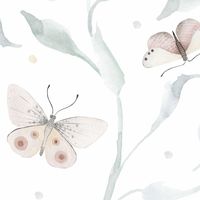 Tapeta Motyle W02 250 cm płótno