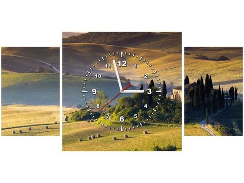 80X40CM ZEGAR GOSPODARSTWO TOSKANII OBRAZ na Arena.pl