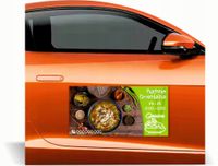 Magnes na auto reklama magnetyczna 60x30 cm KUCHNIA orientalna dużo wzorów