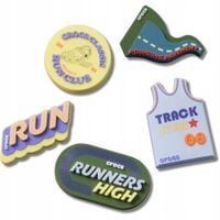 Crocs Przypinki Ozdoby Piny Charms Jibbitz Crocs Run Club 5pc
