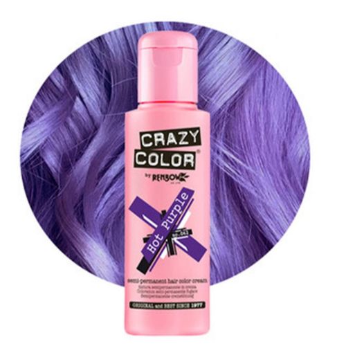 CRAZY COLOR Krem do koloryzacji włosów No. 62 - Hot Purple - 100ml na Arena.pl