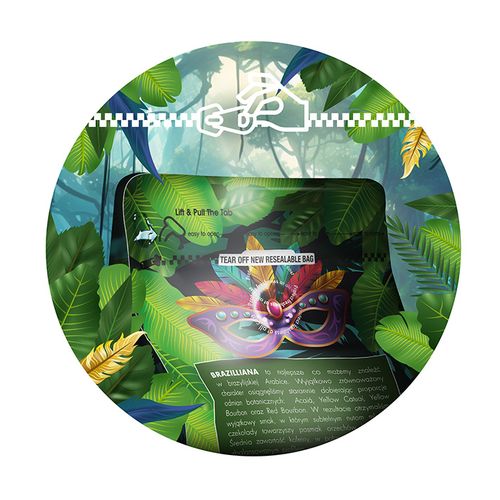 Kawa ziarnista Brazilliana Toucano 1kg x2 Świeżo Palona Arabica 100% na Arena.pl