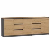 COSTA KOMODA ANTRACYT/ARTISAN BA 1D3S + 2D3S