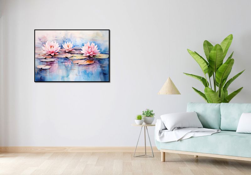 Plakat 100x70cm Spokojne Odbicia zdjęcie 4