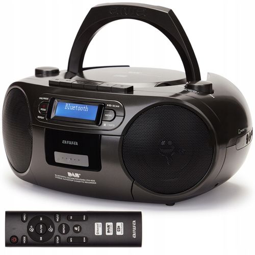 BOOMBOX RADIOODTWARZACZ BLUETOOTH DAB+ MAGNETOFON PILOT AIWA BBTC-660DAB/BK na Arena.pl