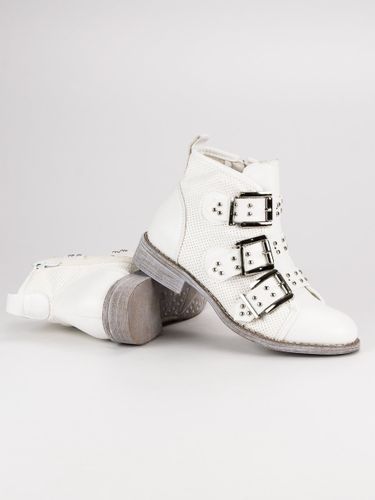 BIAŁE BOTKI Rozmiar - 38 na Arena.pl