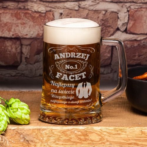 KUFEL Z GRAWEREM KUFEL DO PIWA PREZENT DLA TATY 18 30 40 50 60 na Arena.pl