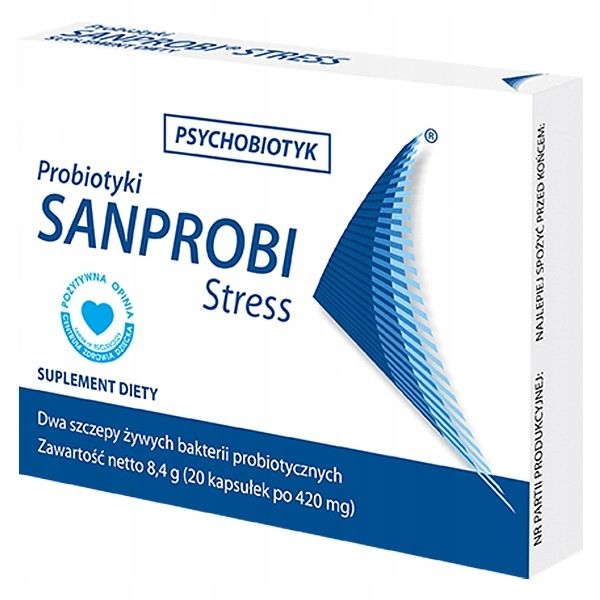 SANPROBI Stress Probiotyk 20 kapsułek zdjęcie 1