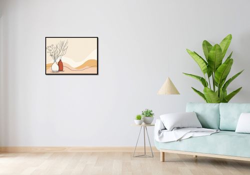 Plakat 70x50cm Stylowe Beże na Arena.pl