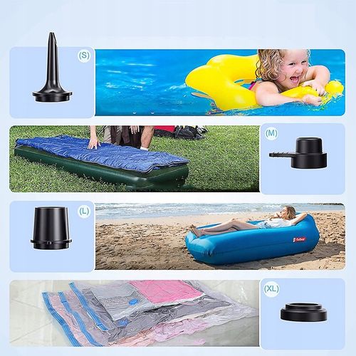 AKUMULATOR MINI POMPA ELEKTRYCZNA NADAJE SIĘ DO PONTONÓW/MATERACY 4000mah na Arena.pl