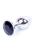 Plug-Jewellery Silver Plug- Black