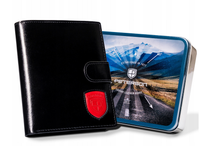 duży portfel męski z zapięciem na zatrzask - peterson