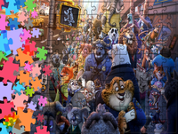 Puzzle tradycyjne - Zwierzogród 2 - Zootopia