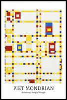 Plakat 61x91,5cm Design Broadway, Mondrian Vintage do Salonu