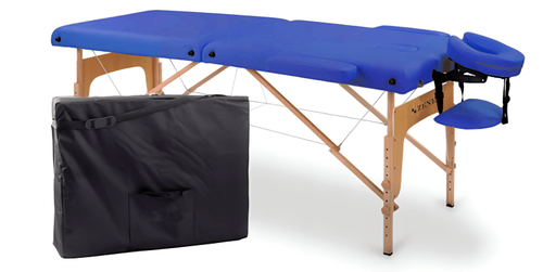 Stół do masażu ZENET drewniany - rozkładany, regulowany, profesjonalny na Arena.pl
