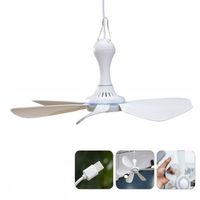 WENTYLATOR SUFITOWY WIATRAKIEM WIATRAK 42CM CHŁODNICĄ POWIETRZA 6-ŁOPATKOWY