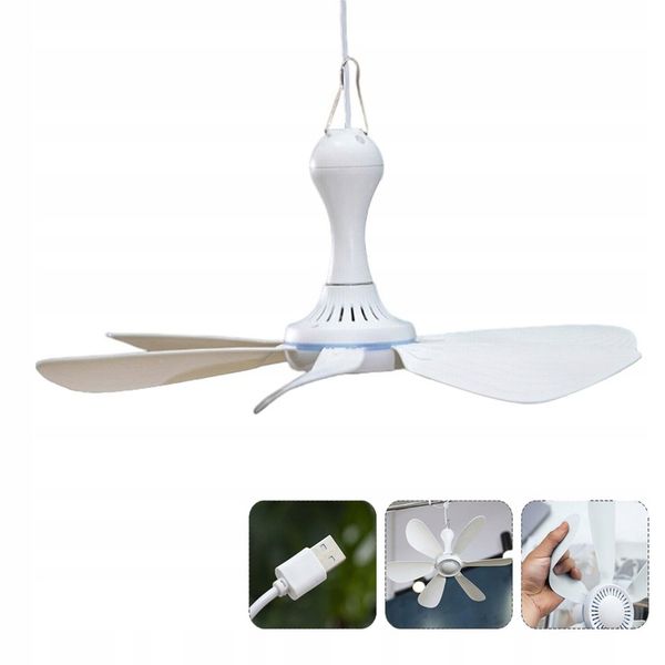 WENTYLATOR SUFITOWY WIATRAKIEM WIATRAK 42CM CHŁODNICĄ POWIETRZA 6-ŁOPATKOWY zdjęcie 1