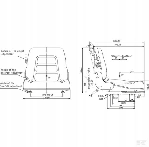 Siedzenie wózka widłowego na Arena.pl