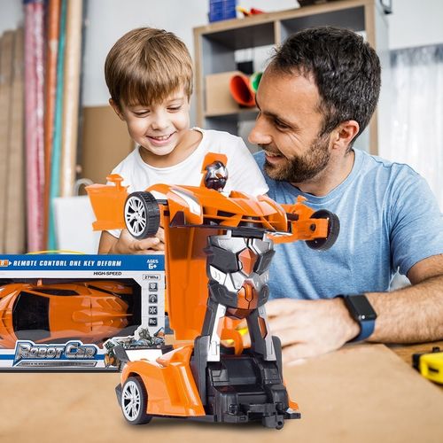 AUTO ROBOT TRANSFORMUJĄCY SAMOCHÓD NA PILOTA ZDALNIE STEROWANY DLA CHŁOPCA na Arena.pl