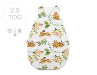 śpiworek niemowlęcy całoroczny ocieplany 75 cm- w lesie
