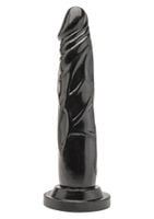 dildo realistyczne toyjoy get real czarne 18 cm