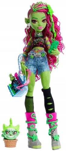 Monster High Lalka Venus McFlytrap zwierzątko roślinny kot Chewilan HRP81 na Arena.pl