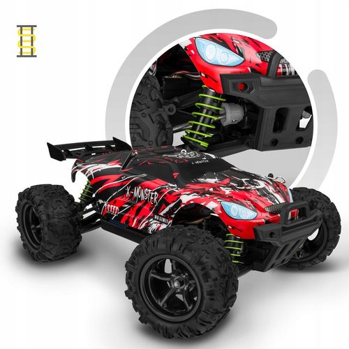 Samochód Auto zdalnie sterowany AUTKO RC 4x4 45km/h SUPER SZYBKI 2xOBUDOWY na Arena.pl