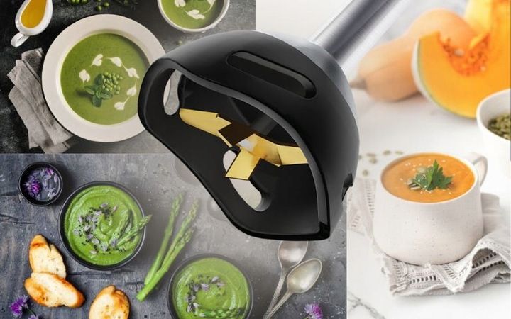 SUPER MOCNY BLENDER RĘCZNY JK-1500 OSTRZE TYTAN TURBO KRUSZY LÓD 1500 W zdjęcie 3