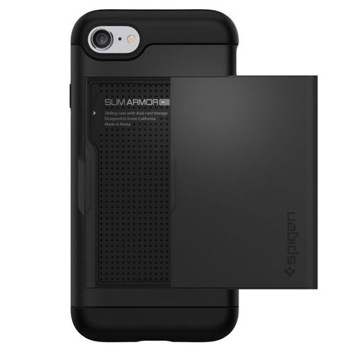 Etui Spigen Slim Armor CS iPhone 7/8 Black na Arena.pl