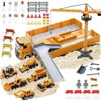 SAMOCHÓD DUŻY ZESTAW XL DŹWIG RESORAKI AUTO CIĘŻARÓWKA ŚWIECI WYRZUTNIA TIR